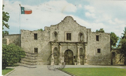Cartolina alamo san antonio - cartolina,