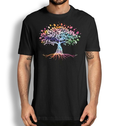 Colorful tree tee - colorful,