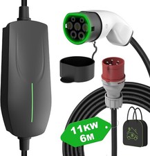 EIDYBOX Caricatore Auto Elettriche Tipo 2 Portatile Wallbox 11KW