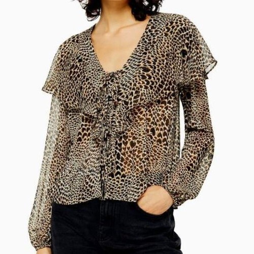 Camicetta topshop leopardata - camicetta,