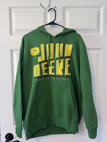 Felpa uomo john deere - deere, verde