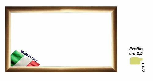 Cornice legno oro - in,