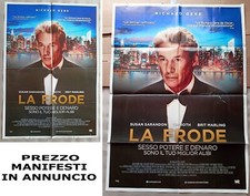  La frode - Richard Gere - MANIFESTI CINEMA ORIGINALI Film 2012. Vari formati