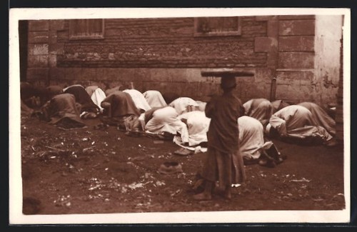 Cartolina gruppo persone - cartolina,