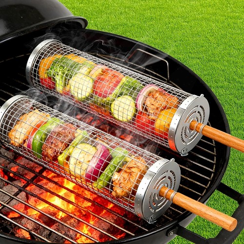 Cestello bbq rotante - cestello, acciaio