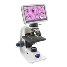 Microscopio ottico B-151V, digitale, mono, DIN, HC, 40x-400x, X-LED 1W, 2 MP, 30fps