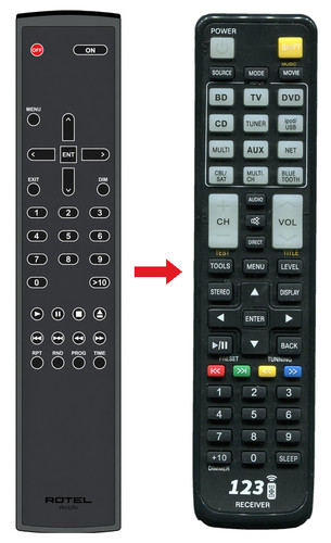 Telecomando ricambio per - ricambio,