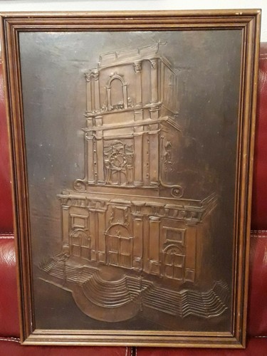 Quadro inciso rame duomo - rame, "