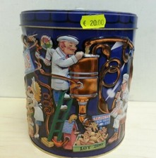 Porta Panettone con Coperchio in Metallo da 1 Kg. Vintage