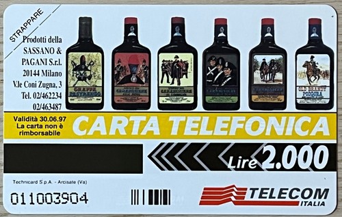 Carta telefonica carabinieri - carta,