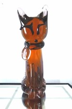 Archimede SEGUSO SCULTURA GATTO MURANO