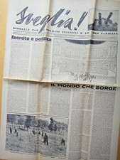 1944-SVEGLIA!-REPUBBLICA SOCIALE-GIORNALE-10 SETTEMBRE