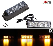 4 LED Supporto Ambra Strobo