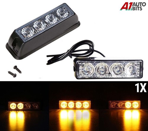 Led supporto ambra strobo - led,