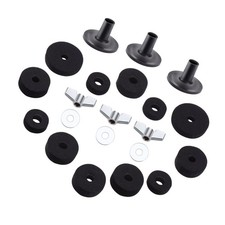  21 Pezzi Tamburi Silenziosi