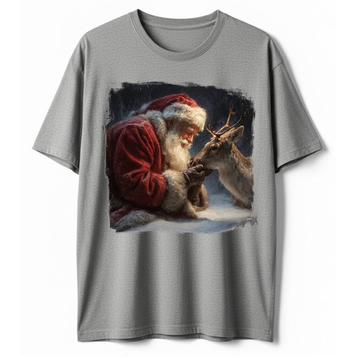 Maglietta babbo natale petting - maglietta,