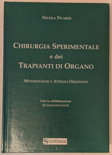 Chirurgia sperimentale dei - e,