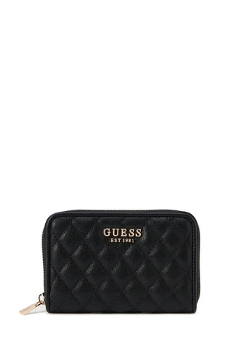 Guess portafoglio atabey nero - guess,