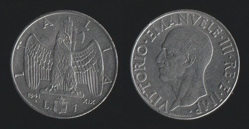 Lira 1941 impero vittorio - 1,