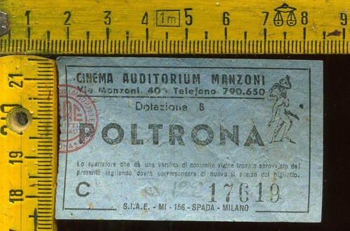 Biglietto anni teatro - 50,