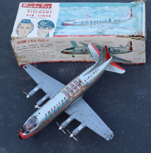 Raro aereo giocattolo latta - raro,
