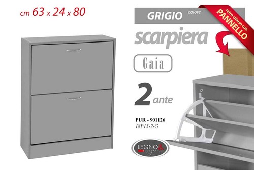 Scarpiera slim moderna ante - moderna, 2