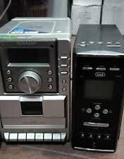 2 Mini HI-FI + Cd  e cassetta per parti di ricambio Sharp/Trevi