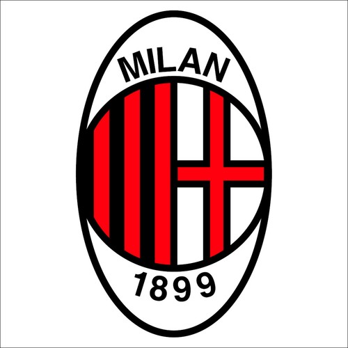 Adesivo sticker milan - adesivo,