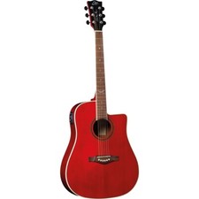 EKO NXT D100CE SEE THROUGH RED