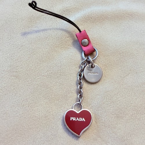 Portachiavi prada cuore rosso - prada,