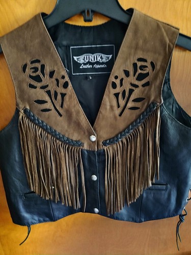 Gilet biker western vintage