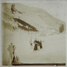 Montagna Sciatori Neve Alpi