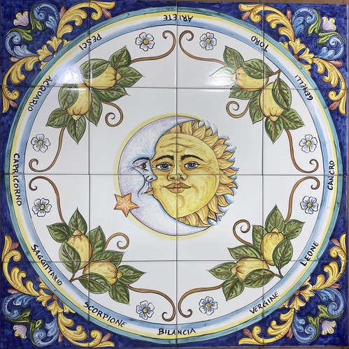 Pannello decorato mano - a, 80x80