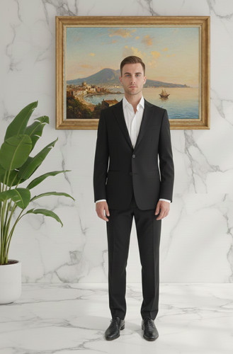 Abito uomo nero elegante - abito,