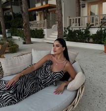 ZARA ABITO DONNA LUNGO CON