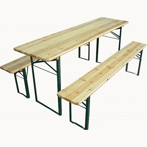 Set birreria acciaio - acciaio, legno