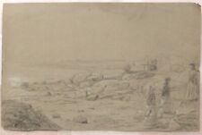 Disegno Th.gudin Paesaggio