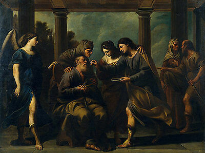 Tobias guarisce suo cieco - guarisce,