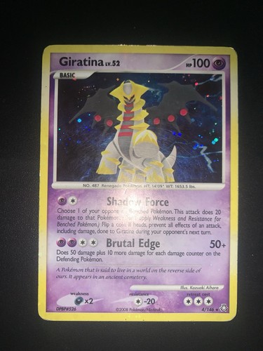 Carta pokemon giratina 146 - carta, 4/146