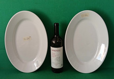 COPPIA VASSOI VASSOIO OVALE