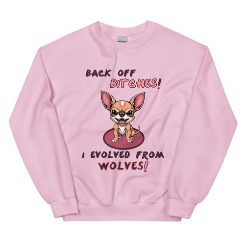 Felpa unisex chihuahua wolf - felpa,
