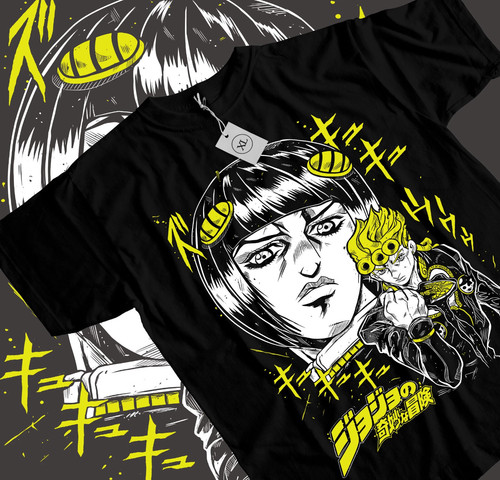Giorno giovanna shirt jojo s - giovanna, t-shirt