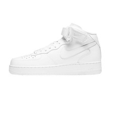 Nike Air Force 1 Mid '07 Scarpe Uomo Donna Sneakers Leather Pelle CW2289 Bianche