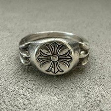 Anello con timbro chrome - anello,