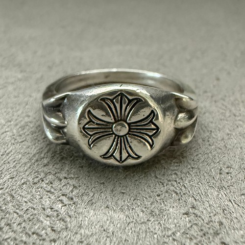Anello con timbro chrome - timbro,