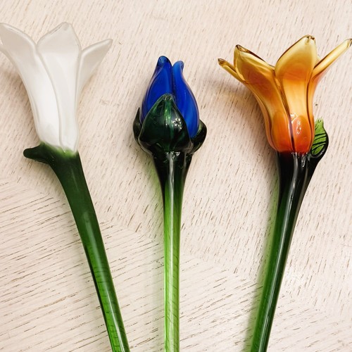 Fiore vetro artistico - fiore,