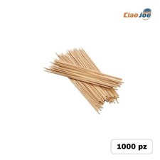 Spiedini In Legno Bamboo Stecconi Spiedi Per Arrosticini 20 Cm 1000 Pezzi