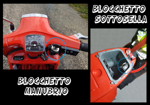 Blocchetto accensione chiavi - blocchetto,