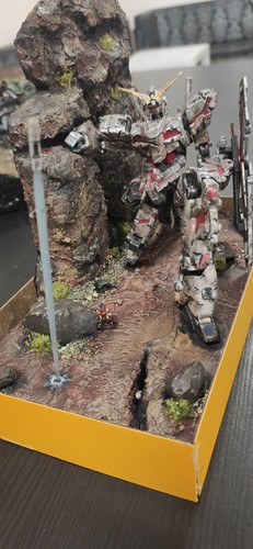 Diorama gundam unicorn - gundam,