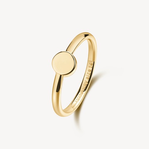 Anello donna acciaio dorato - donna, in